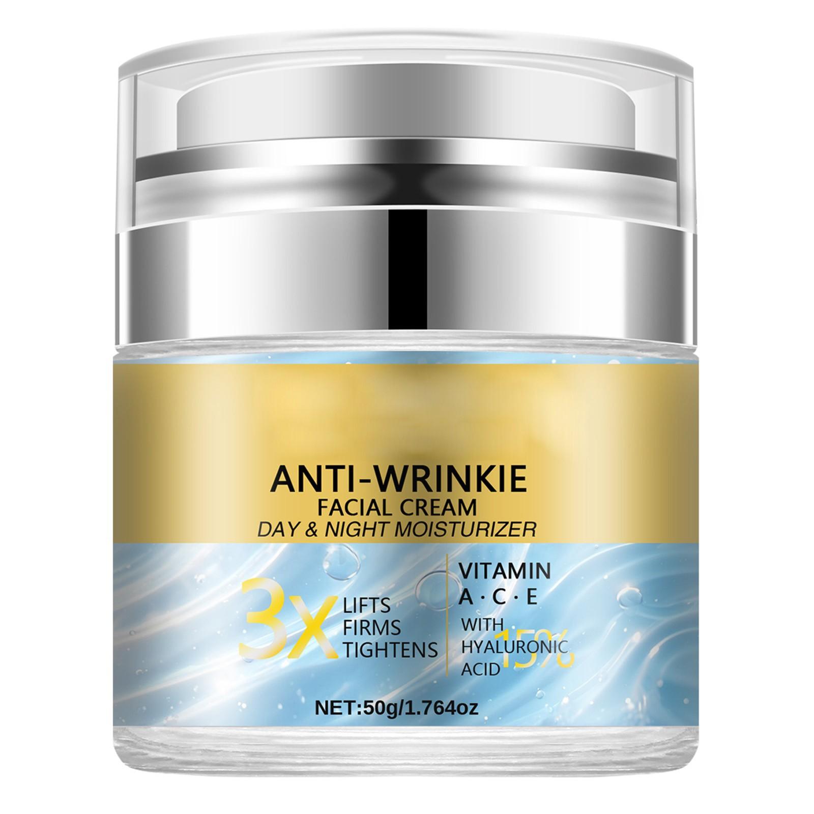 

Крем с ретинолом и коллагеном, увлажняющий дневной и ночной крем, антивозрастной, разглаживающий морщины и укрепляющий кожу(50г)