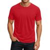 Men's Round Neck Raglan Short Sleeve Top T-shirt