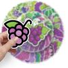 50 Grape Doodle Personalized Cartoon Fruit Children's DIY Mobile Case Water Cup Luggage Sticker Waterproof
