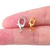 10Pcs DIY Jewelry Alloy Lobster Buckle, High-Quality Keychain Buckle, Handmade Accessory Single Circle Connection Buckle