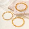 Accessories Metal Style Simple Punk Bracelet Set Personalized Hip Hop Stacked Wear Jewelry Women