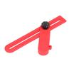 Plastic Angle Measuring Ruler Adjustable DIY Angle Finder Protractor for Woodworking and Home Improvement