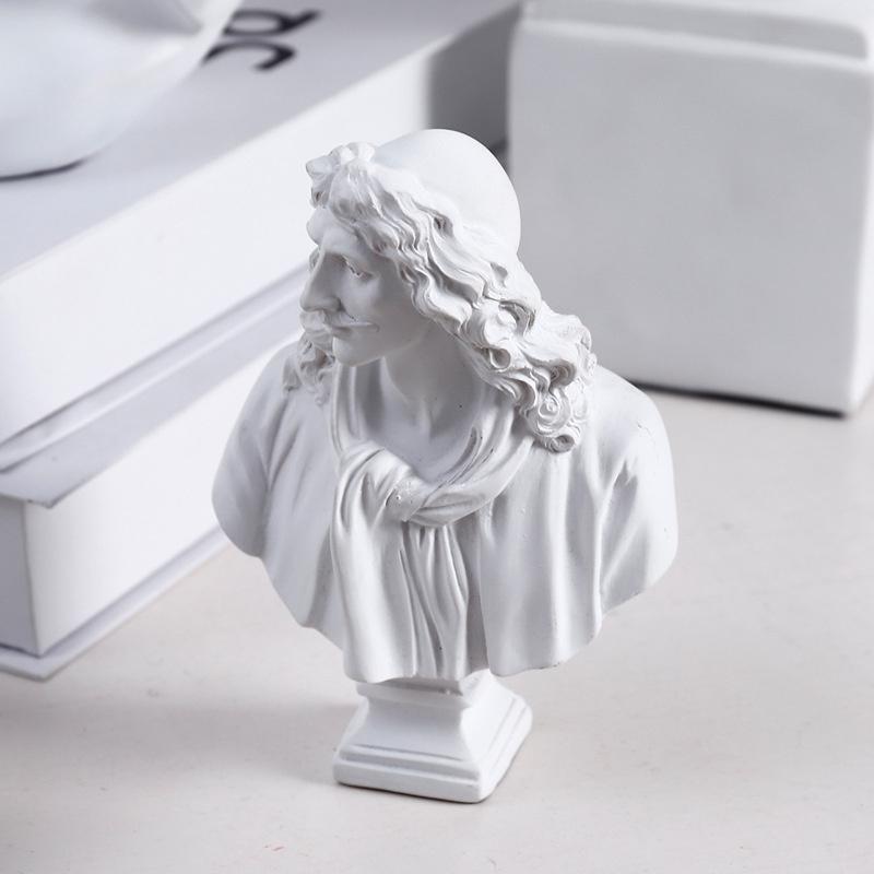 World Famous Statue Retro Art Resin Marseille Sculpture Sketch Model David Home Room Decoration Resin Office Decor Figurine