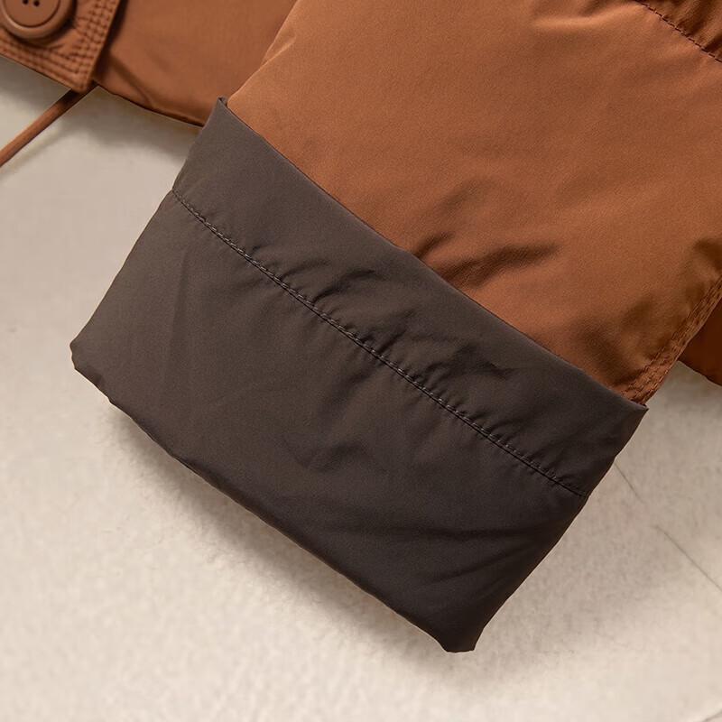 Damen Stehkragen Colorblock 90% Daunenjacke