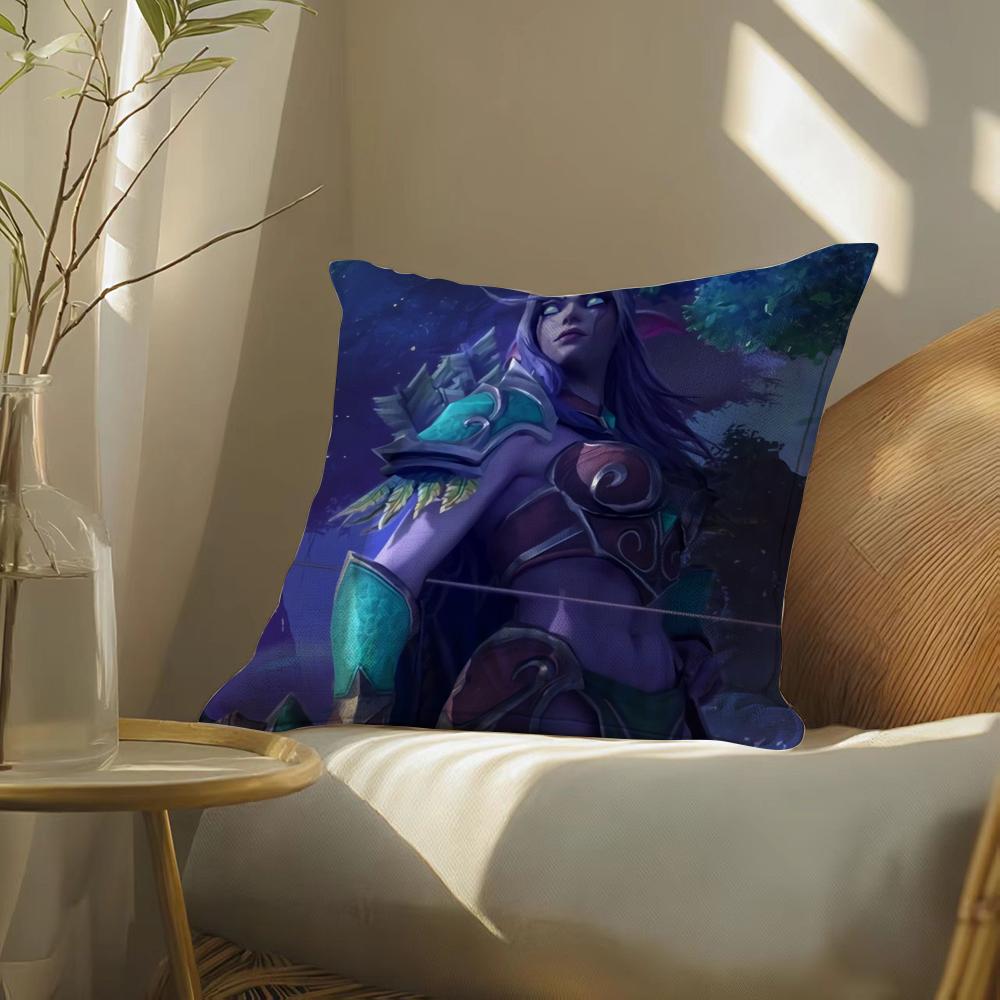 W-Worldofwarcraftgame Pillow Case Pillowcase, Double-Sided Printed, Sofa Cushion, Bedroom Headboard