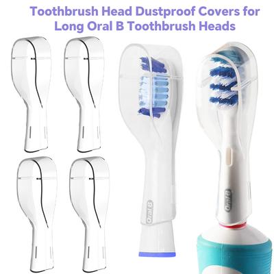 Zahnbürstenköpfe Staubschutzabdeckungen für Oral B Lange Doppelkopf-Elektrische Zahnbürste, Schutzkappe für Oral B Langes Bürstenkopf