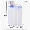 Food Storage Rice Jar 4 Lb 1/2 Kg Rice Dispenser with Measuring Cup, BPA Free Plastic Kitchen Food Storage Rack for Oatmeal