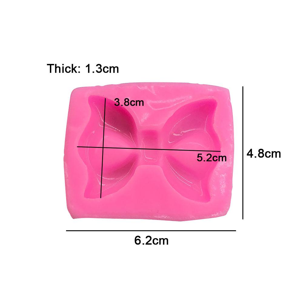 Silicone World Bowknot Cake Silicone Mold Cute Bow Molds DIY Fondant Chocolate Baking Tool Resin Art Mould Decoration Pastry