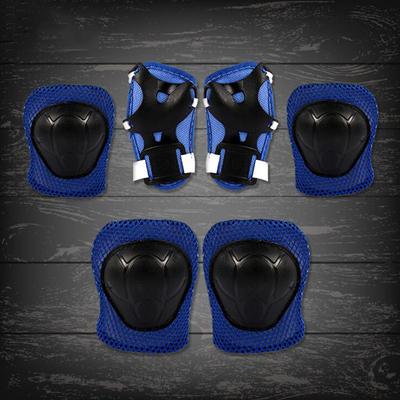 1 set Bambini Bambini Sport all'Aria Aperta Equipaggiamento Protettivo Ginocchiere Gomitiere Polsini da Equitazione Pattinaggio a Rotelle Protezione di Sicurezza