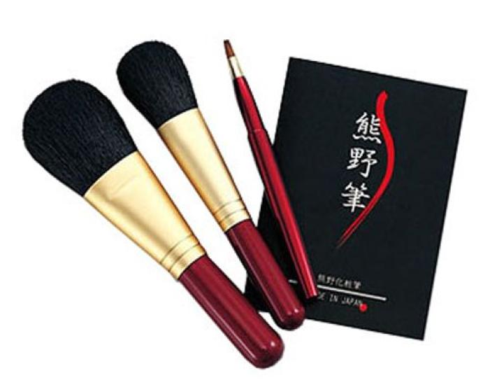 Kumano Brush Makeup Brush Fude no Kokoro Set, KFi-80R
