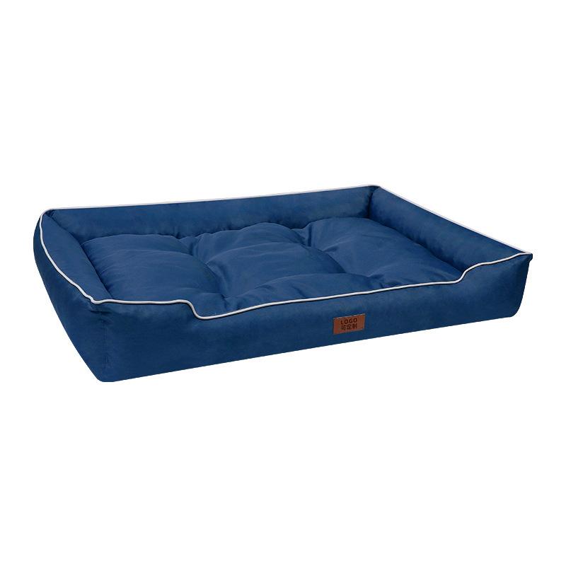 Luxury Removable Waterproof Cat Nest Soft High Rebound Scratch Resistant Wear-resistant All Seasons Square Dog Bed Hundezubehör