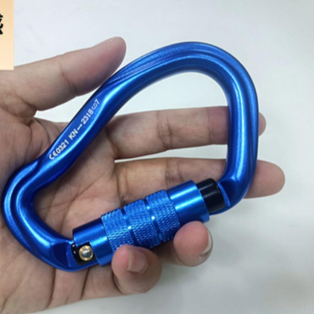 Pear-shaped Professional Carabiner 23KN Outdoor Sports Buckle  Outdoor Camping