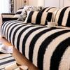 Lamb Wool Plush Sofa Coushion Cover Anti-Slip Sofa Slipcovers for Living Room Home Docor Couch Seat Covers Housses