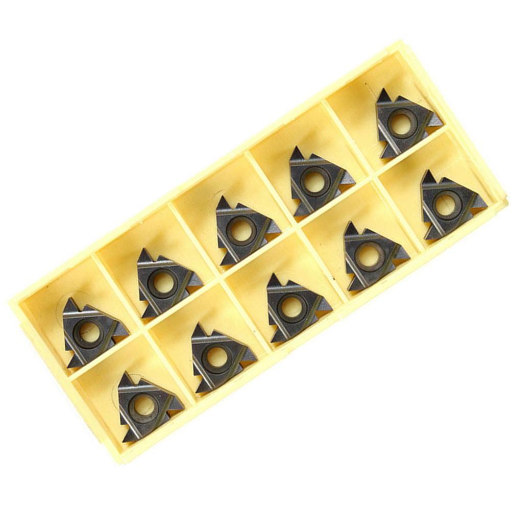 10Pcs 6mm 16ER AG55 Carbide Threading Inserts CNC Lathe Turning Blade Tool