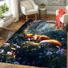 Sleeping Fox Rug Floor Mat for Living Room or Bedroom Soft and Comfortable Carpet a Gift for Birthday and Holiday.MFF0918152