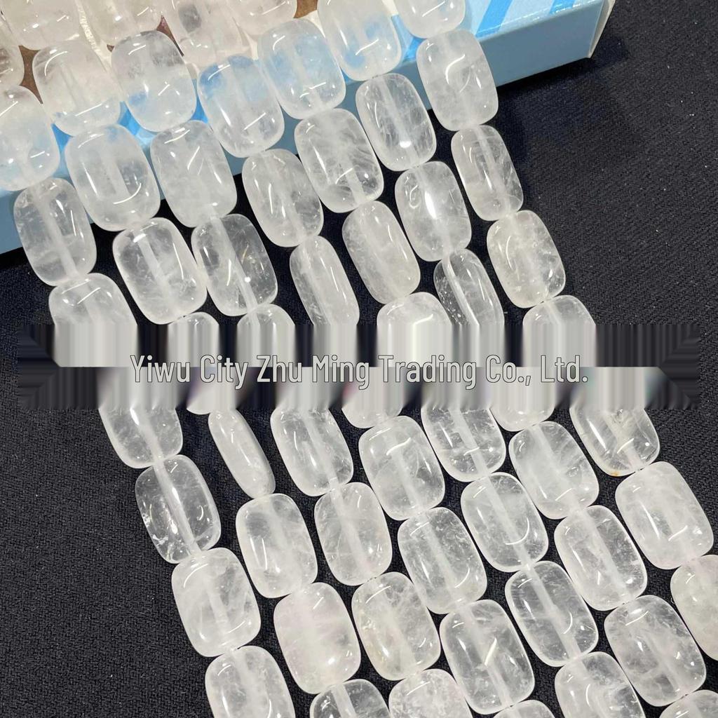 10x14mm Rectangular Crystal Agate and Turquoise Malachite Loose Beads for DIY Jewelry