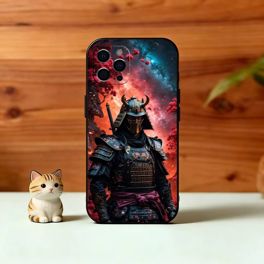

J-Japanese Bushido S-Samurai Phone Case For iPhone 17, 16,15,14,13,12,11 Plus,Pro Max, Others Soft Black Cover iPhone16plus