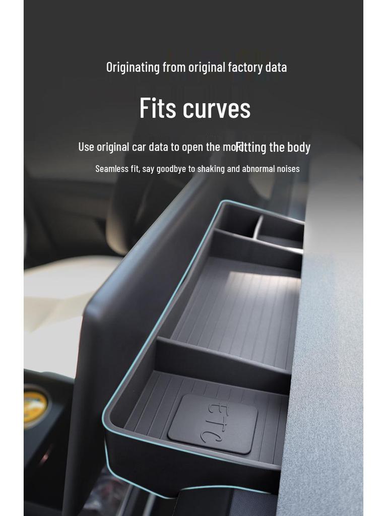Tesla Model Y Facelift Mittelkonsole Armaturenbrett Aufbewahrungsbox