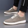 Top Layer Cowhide 2025 Autumn New Men's Casual Shoes Genuine Leather Breathable Men's White Shoes Trendy Men's Shoes