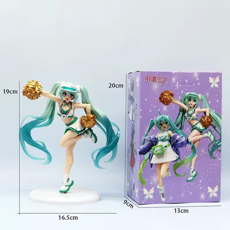 Anime Pequeño Diablo Hatsune Miku Hecho a Mano Pequeño Mapache Chuyin Ángel Oscuro Hecho a Mano Modelo de PVC Adornos Periféricos de Animación