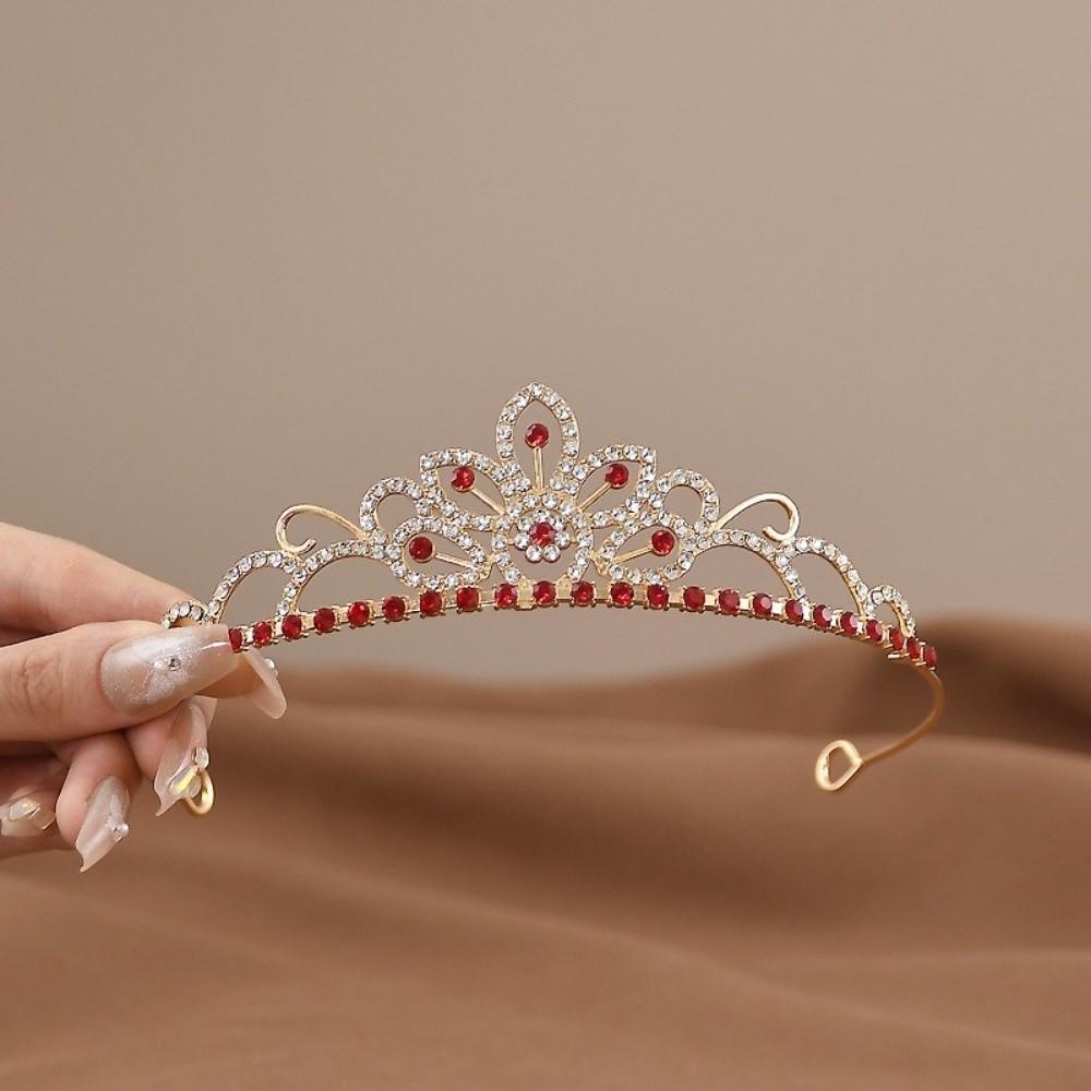 Vintage Queen Princess Crown Rhinestone Crystal Bridal Tiaras New Bridal Headband  Birthday Gift