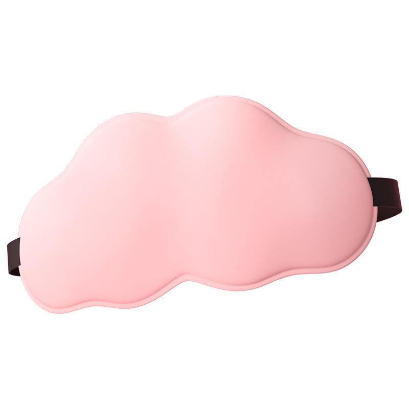 3D Cute Ice Silk Sleep Eye Mask: Soft, Light-Blocking, Non-Constricting, Hanging Ear Design for Girls and Students