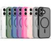 Magnetic Frosted iPhone Case for 13-17 Pro Max with 2.0 Fine Hole Skin Feel