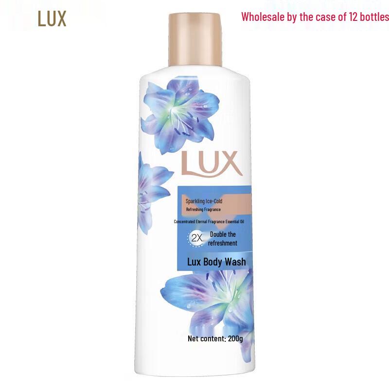 LUX Sparkling Ice Cool Refreshing Shower Gel (12 x 200g)