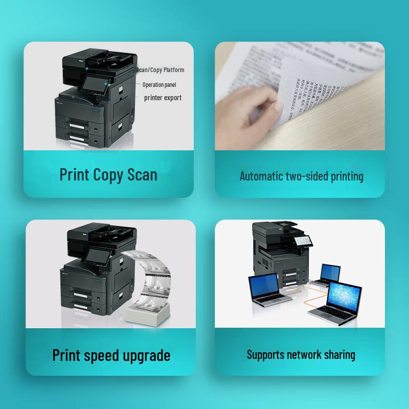 Lisichen GM8132dn A3 Black and White Multifunction Printer CN plug (adapter included)
