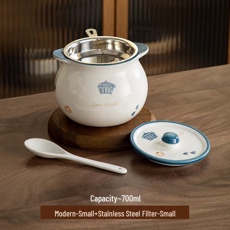 Japanese Ceramic Seasoning Jar with Lid and Spoon - Cute, High-Temperature Resistant Storage for Your Kitchen