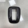 Gear Head Shift Knob Handle Decoration Cover Trim For Mitsubishi Outlander  2024 2025 ABS Carbon Fiber Accessories Interior