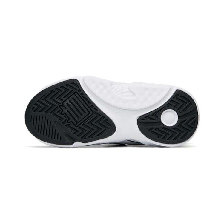 Anta Non-Slip Durable Sports Sandals Kids Footwear Black White Orange 312229961-2