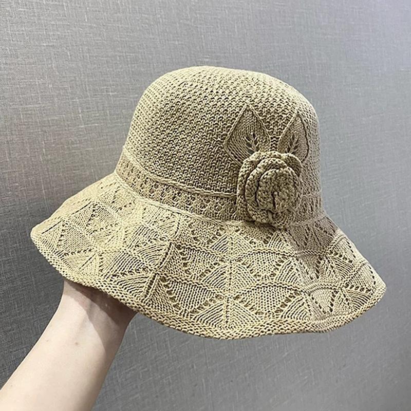 Spring Summer Foldable Sunshade Hat Lady Girls Fisherman Hat Buckets Hat Sunscreen Cap Outdoor Beach Adjustable Cap Women Hat
