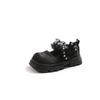 2024 Girls Mary Jane Shoes Lolita Style Children Princess Shoes Sweet Elegant Kids Causal School Leather Shoes Fashion Versatile