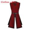 Viking Knight Costume Cloak Unisex Halloween Cosplay Medieval Theater Performance
