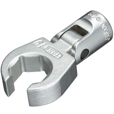 Flex Crowfoot Wrench 19mm Hex Size HP3SCF-19F, 9.5mm (3/8") Drive,