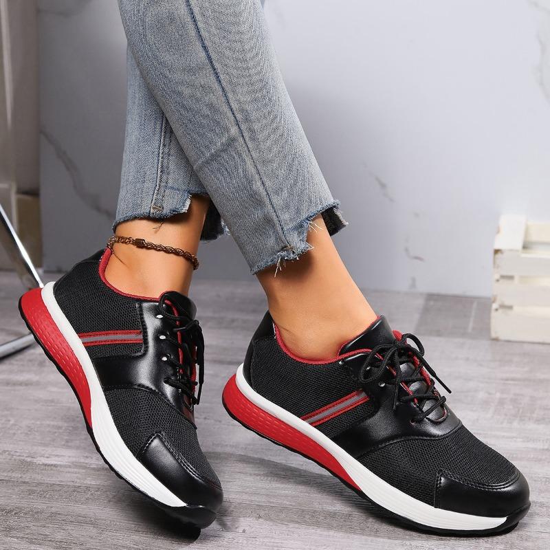 Ladies' Spring Sports Single Shoes, Running Shoes, Spring and Autumn Shoes, Soft Soled, Lightweight, Casual and Comfortable