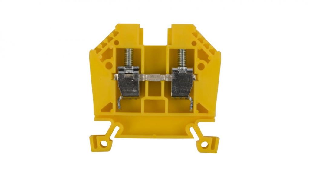 2-Wire Busbar Connector 10Mm2 Yellow Euro 10/35 43402N
