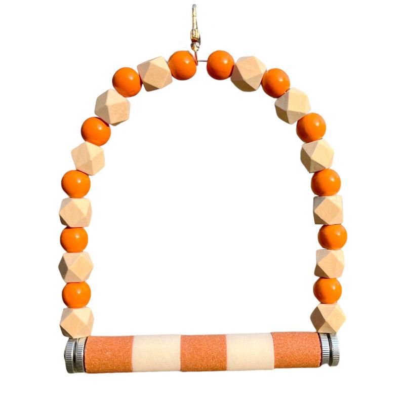 Columpio Juguete Loro Columpio Pájaro Soporte Loro Barra Afiladora Garras Juguetes Pajarito Accesorios Jaula Pájaro Juguetes Pájaro Periquito