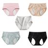 Teenager Girls Three-layer Leak-proof Panties Girls Period Underwear Menstrual Period Panties Protective Briefs