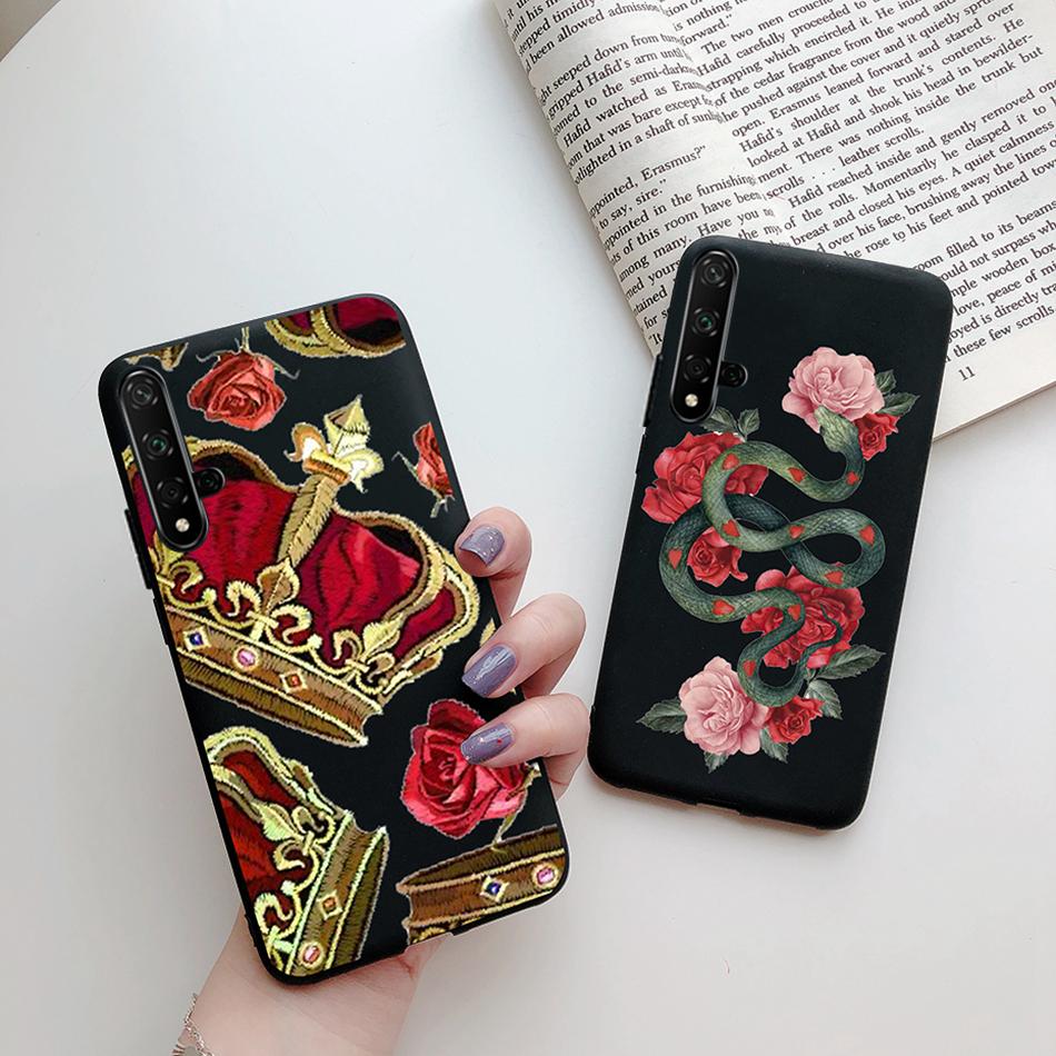 For Honor 20 Case Cartoons Love Heart TPU Funda For Huawei Honor 20 Pro Lite YAL-L21 YAL-L41 20S MAR-LX1H Back Cover Phone Case