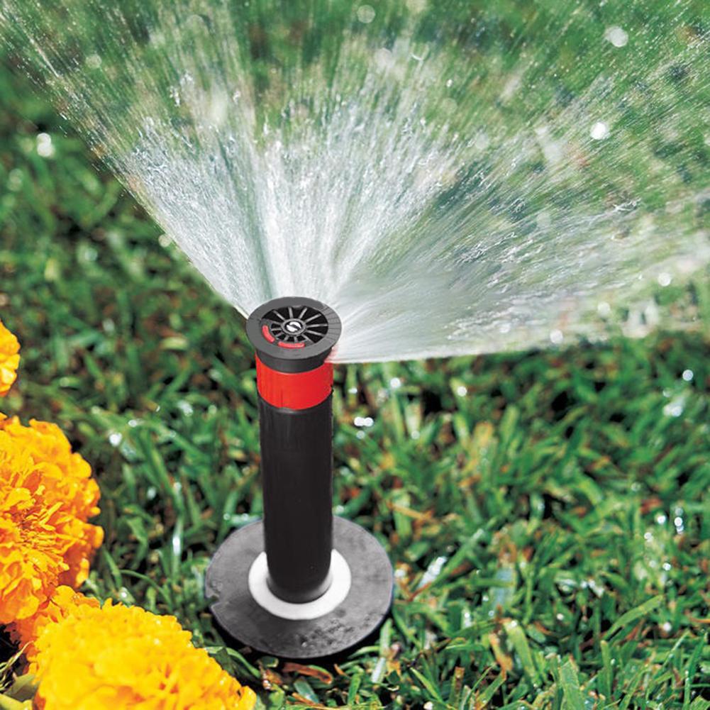 Garden Pop Up Sprinklers 0-360 Degree Adjustable Automatic Stretching Scattering Sprinkler Garden Lawn Agriculture Buried Nozzle