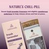Fresh Lavender Incense for Calming - 80 Charcoal Free Incense Sticks