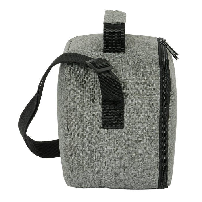 Wasserdichte Kühltasche - safta - 20x15x20 cm - Grau - Polyester - Isoliert - Tragbar - Verstellbarer Schultergurt