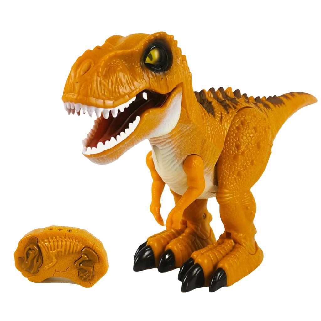 ATAMIRA Dinosaur Figure, Just Moves Forward, Battery Operated, Roaring Toy for Young Children