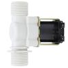 Solenoid Valve G12 Threaded Normal Closed Inlet Brass Nylon Industrial Control Parts DC24V
