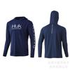 HUK Fishing Shirt Hooded Long Sleeve T-Shirt Men's Sunscreen Fishing Suit Outdoor Sports Luya Fishing Suit Quick Drying Breathable