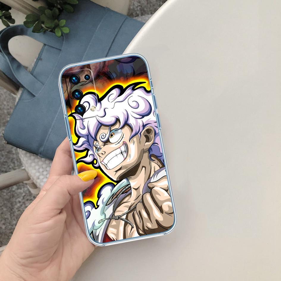 One Piece Luffy Soft Shell Transparent Phone Case for Motorola Moto Edge 20 30 40 50 S30 Fusion Ultra Pro Neo Lite + G200 G23