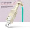SAMZHE LC-ST OM3 Multimode Duplex Armored Fiber Optic Patch Cable
