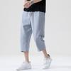 Summer Casual Linen Short Pants Cotton Straight Men's Lightweight Shorts Beach Short Pants